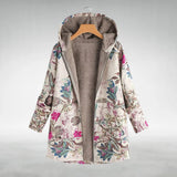 Florleece | Veste Fleece Fleurie Élégante