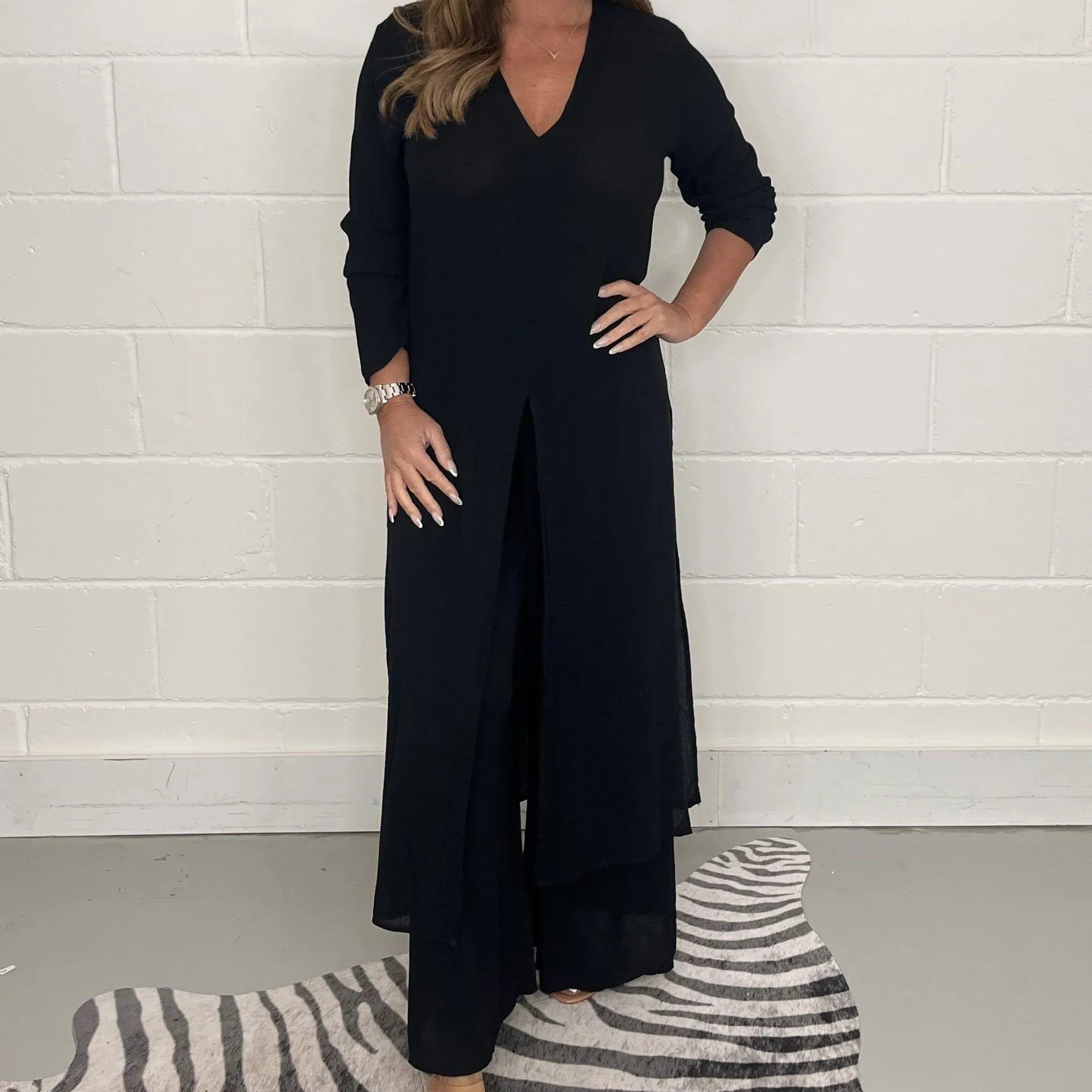 Cherly™ Ensemble Douillet à Deux Pièces