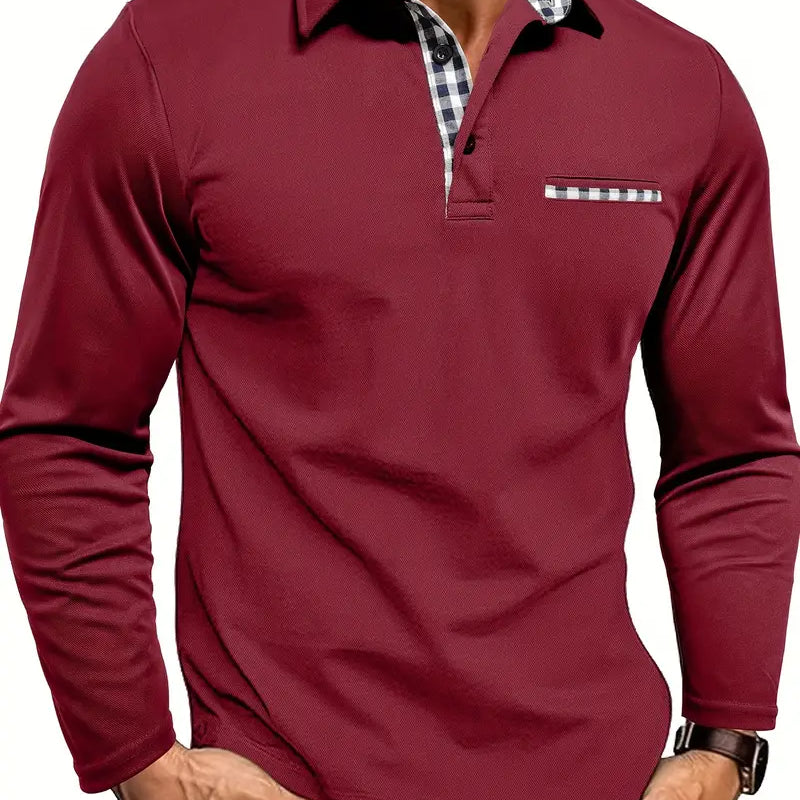 ADRIEN™ | POLO MANCHES LONGUES CLASSIQUE