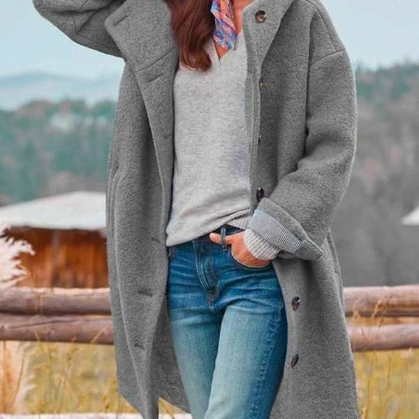 Amelie | Manteau d'hiver long et élégant