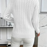 Becky | Pull en Tricot à Câbles