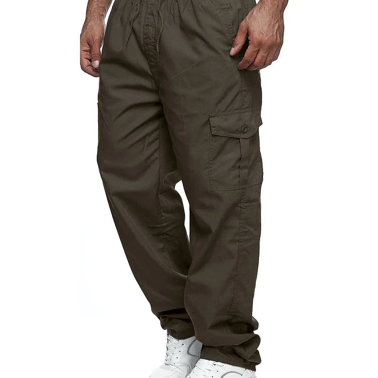 Alexander - Pantalons cargo pour homme, coupe décontractée