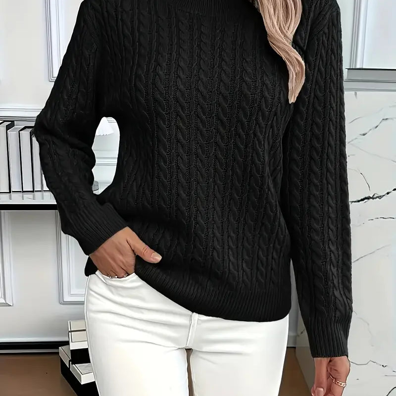 Becky | Pull en Tricot à Câbles