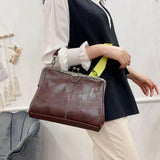 Mila | Sac vintage intemporel avec élégant fermoir à rabat