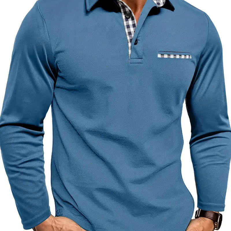 ADRIEN™ | POLO MANCHES LONGUES CLASSIQUE