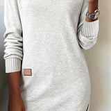 Gaïa | Sweat-shirt à col en V à la mode