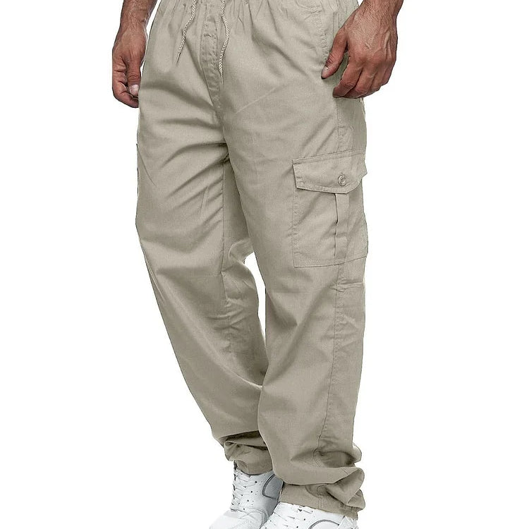 Alexander - Pantalons cargo pour homme, coupe décontractée
