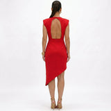 Camille – Robe asymétrique raffinée