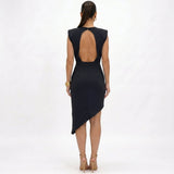 Camille – Robe asymétrique raffinée