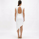 Camille – Robe asymétrique raffinée