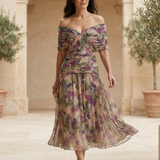 Robe Santana en Soie Élégante - Maison Claire et Sylvie