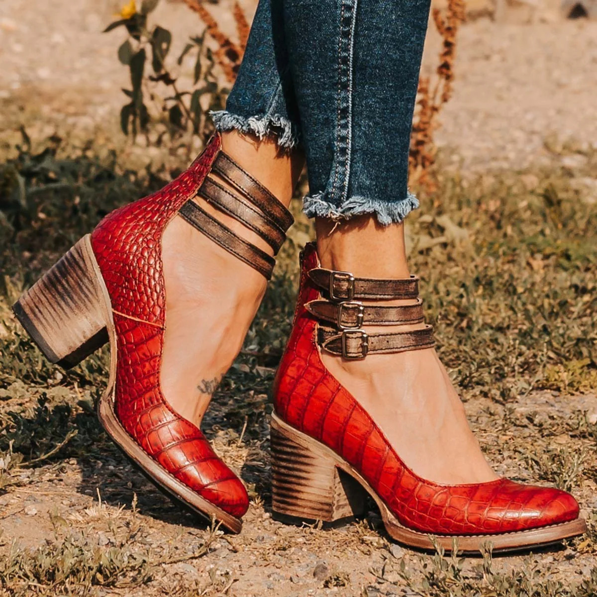 Léonie – Bottines vintage bohèmes