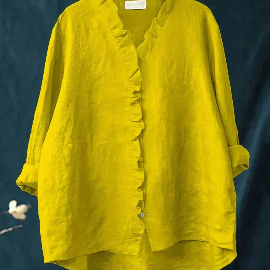Eline | Blouse d'été élégante en lin