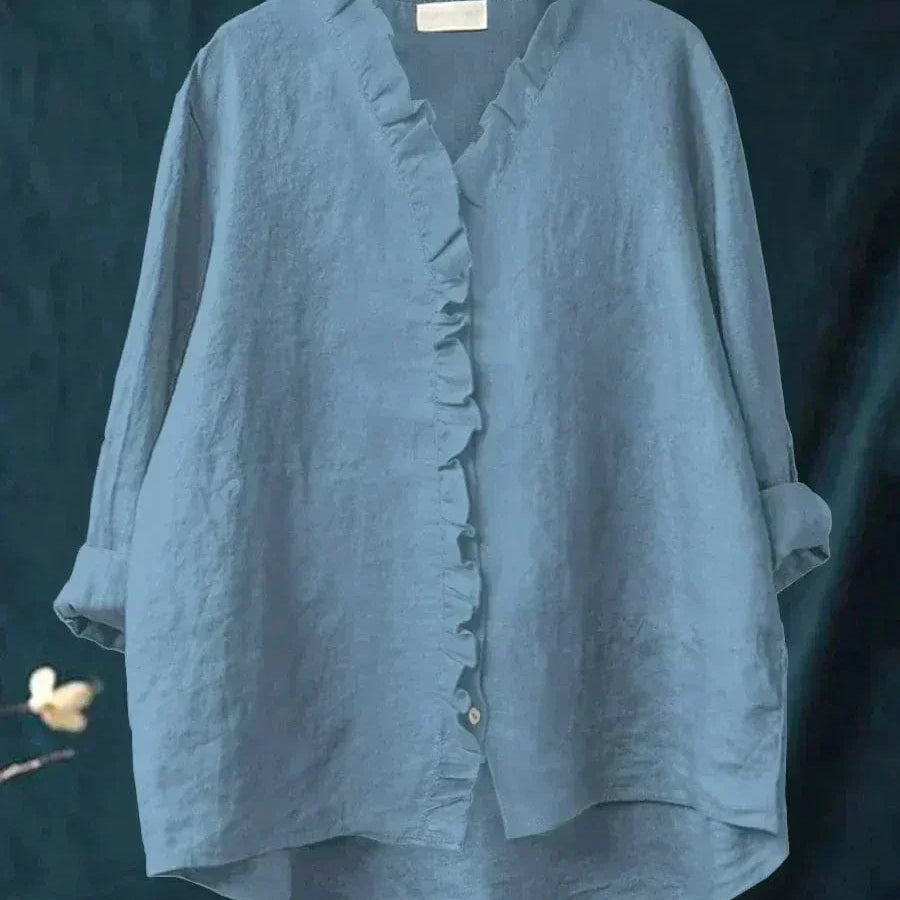 Eline | Blouse d'été élégante en lin