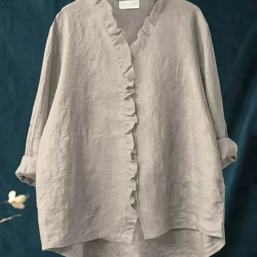 Eline | Blouse d'été élégante en lin