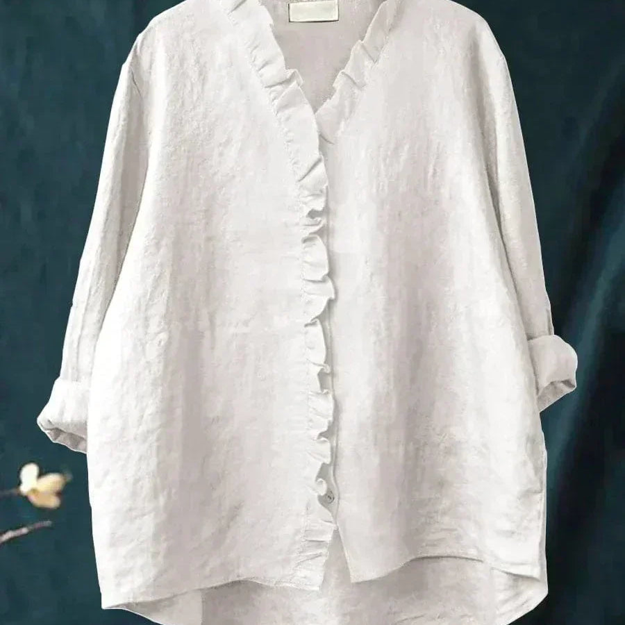 Eline | Blouse d'été élégante en lin