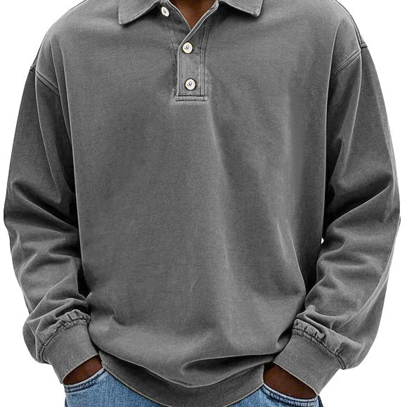 Théo™ | Polo Décontracté à Manches Longues