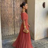 Robe Élégante Simba en Tulle de Soie - Maison Claire et Sylvie