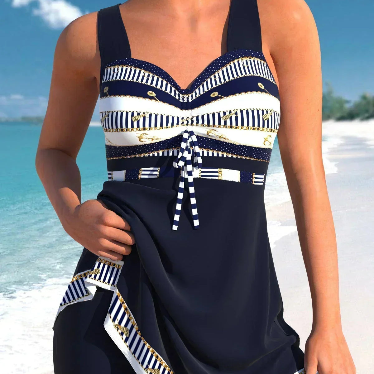 Marine – Maillot de bain élégant